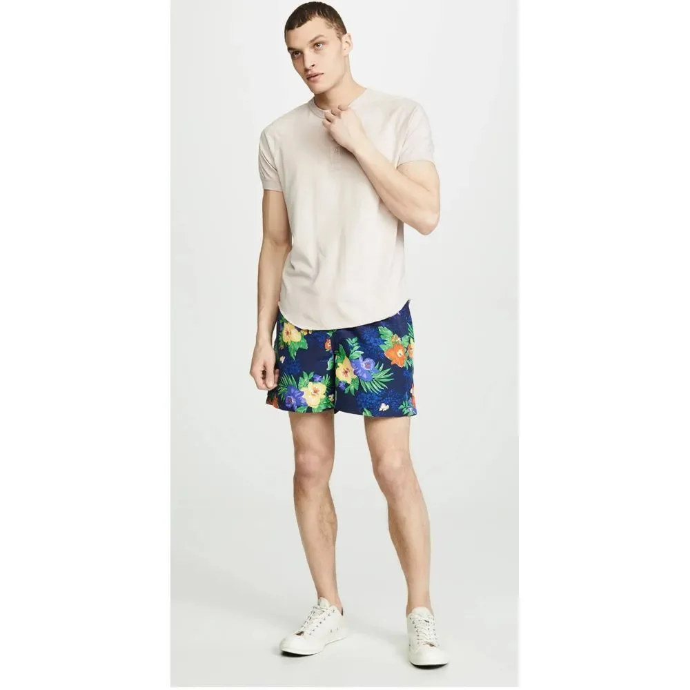 Polo Ralph Lauren Caribbean Floral‎ Print Traveller Swim Short Size Medium